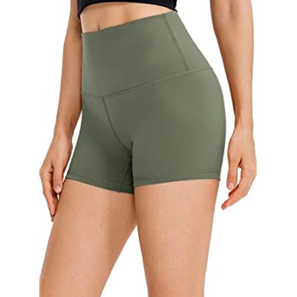 Lavento High Waisted Tummy Control Workout Shorts